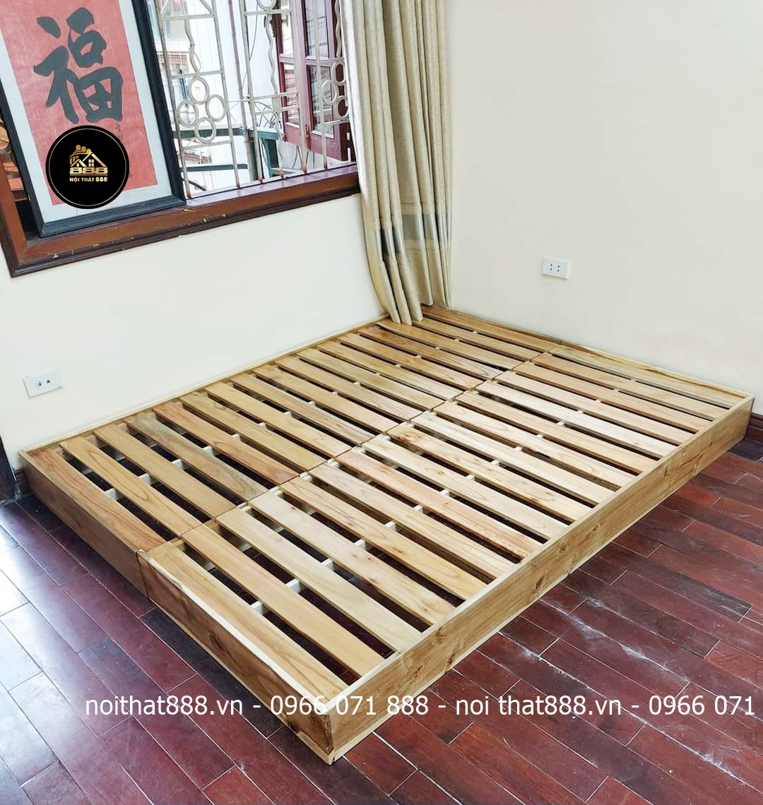 Giường pallet gỗ giá rẻ tại Hà Nội