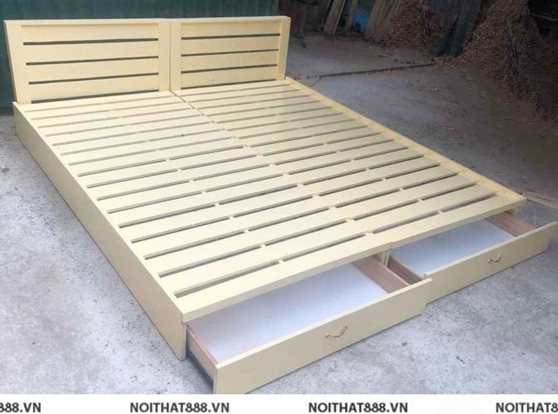 Giường pallet có ngăn kéo